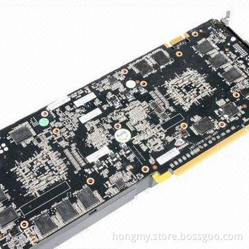 Printed Circuit Board, Black Solder Mask HASL Blank, Multi-layered, 0.2 to 3.2mm Board Thickness